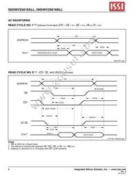 IS65WV25616BLL-70TLA3 Datasheet Page 8