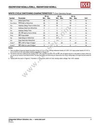 IS65WV25616DBLL-55CTLA3-TR Datasheet Page 9