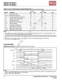 IS66WV1M16DBLL-70BLI-TR Datasheet Page 10