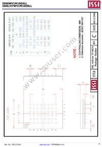 IS66WV1M16EBLL-55BLI Datasheet Page 15