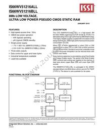 IS66WV51216BLL-55TLI-TR Datasheet Cover