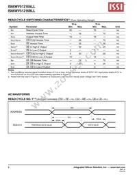 IS66WV51216BLL-55TLI-TR Datasheet Page 8