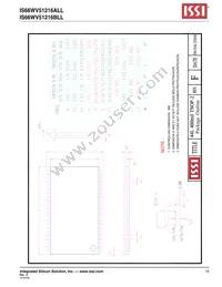 IS66WV51216BLL-55TLI-TR Datasheet Page 15