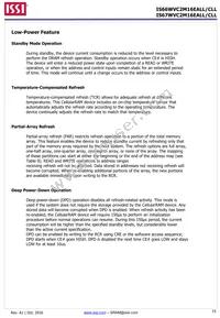 IS66WVC2M16ECLL-7010BLI Datasheet Page 15