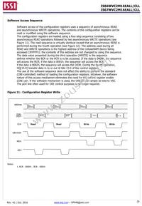 IS66WVC2M16ECLL-7010BLI Datasheet Page 20