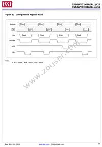 IS66WVC2M16ECLL-7010BLI Datasheet Page 21