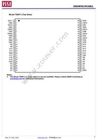 IS66WVE1M16BLL-70BLI-TR Datasheet Page 4