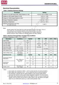 IS66WVE1M16BLL-70BLI-TR Datasheet Page 18