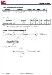 IS66WVE1M16BLL-70BLI-TR Datasheet Page 19