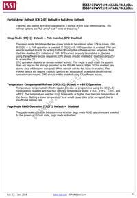 IS66WVE1M16EBLL-55BLI-TR Datasheet Page 17