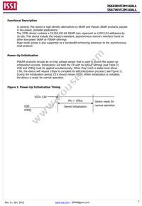 IS66WVE2M16ALL-7010BLI-TR Datasheet Page 7
