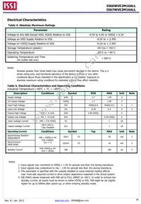 IS66WVE2M16ALL-7010BLI-TR Datasheet Page 18