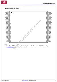 IS66WVE2M16BLL-70BLI-TR Datasheet Page 4