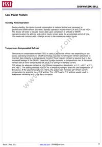 IS66WVE2M16BLL-70BLI-TR Datasheet Page 11