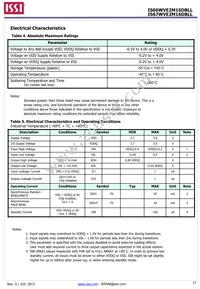 IS66WVE2M16DBLL-70BLI-TR Datasheet Page 17