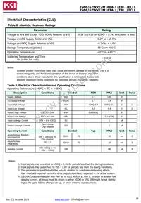 IS66WVE2M16EBLL-55BLI-TR Datasheet Page 19