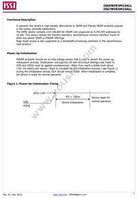 IS66WVE4M16ALL-7010BLI-TR Datasheet Page 7