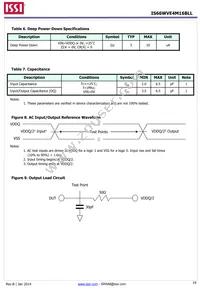 IS66WVE4M16BLL-70BLI-TR Datasheet Page 19