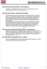 IS66WVE4M16EBLL-55BLI-TR Datasheet Page 17