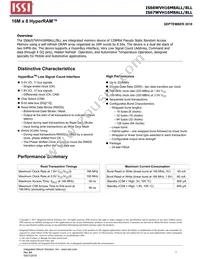 IS66WVH16M8BLL-100B1LI-TR Datasheet Cover