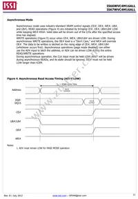 IS67WVC4M16ALL-7010BLA-TR Datasheet Page 11