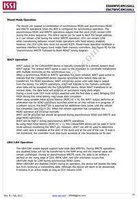 IS67WVC4M16ALL-7010BLA-TR Datasheet Page 14