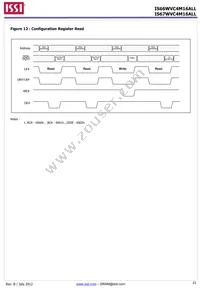 IS67WVC4M16ALL-7010BLA-TR Datasheet Page 21