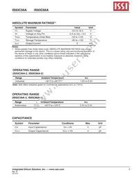 IS93C66A-2GRLI Datasheet Page 5