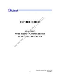 ISD1112SR Cover
