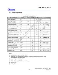 ISD1112SR Datasheet Page 19