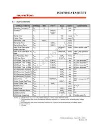 ISD1790EYR Datasheet Page 15