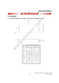 ISD1790SY01 Datasheet Page 19