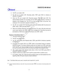 ISD2540SR Datasheet Page 14