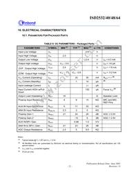 ISD2540SR Datasheet Page 21