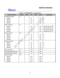 ISD2540SR Datasheet Page 22