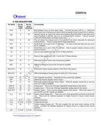 ISD5116SYR Datasheet Page 8