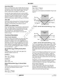 ISL12021CVZ Datasheet Page 7