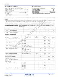 ISL12025IVZ-T Datasheet Page 3