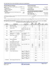 ISL12032IVZ Datasheet Page 4