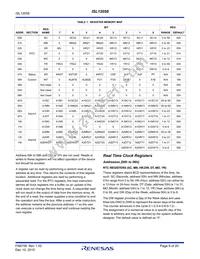 ISL12058IRUZ-T Datasheet Page 9