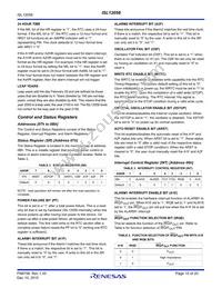 ISL12058IRUZ-T Datasheet Page 10