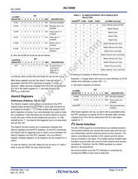 ISL12058IRUZ-T Datasheet Page 12