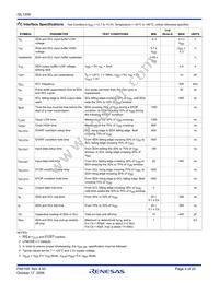 ISL1209IU10-TK Datasheet Page 4
