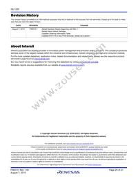 ISL1220IUZ Datasheet Page 20