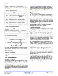 ISL1221IUZ Datasheet Page 17