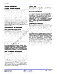 ISL21090BFB812Z-TK Datasheet Page 18