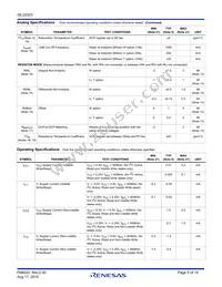 ISL22323WFR16Z-TK Datasheet Page 5