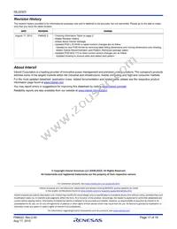 ISL22323WFR16Z-TK Datasheet Page 17