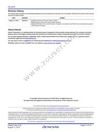 ISL22343WFV20Z-TK Datasheet Page 17