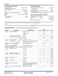 ISL22424TFR16Z-TK Datasheet Page 5